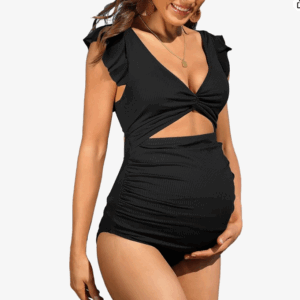 Charmo Ruffle Maternity Bathing Suit