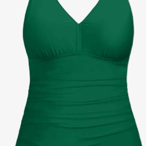 Yonique Plus Size Tankini Top