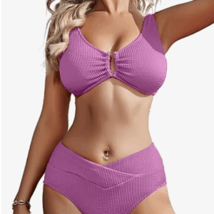 TANSUITME High Waisted Bikini