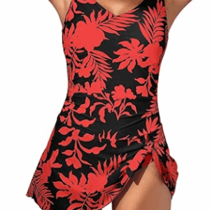 Aidonger One Piece Swim Dress