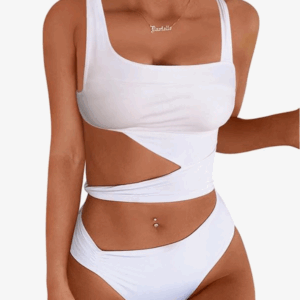 Lilosy One Piece Swimsuit - Orange Not White