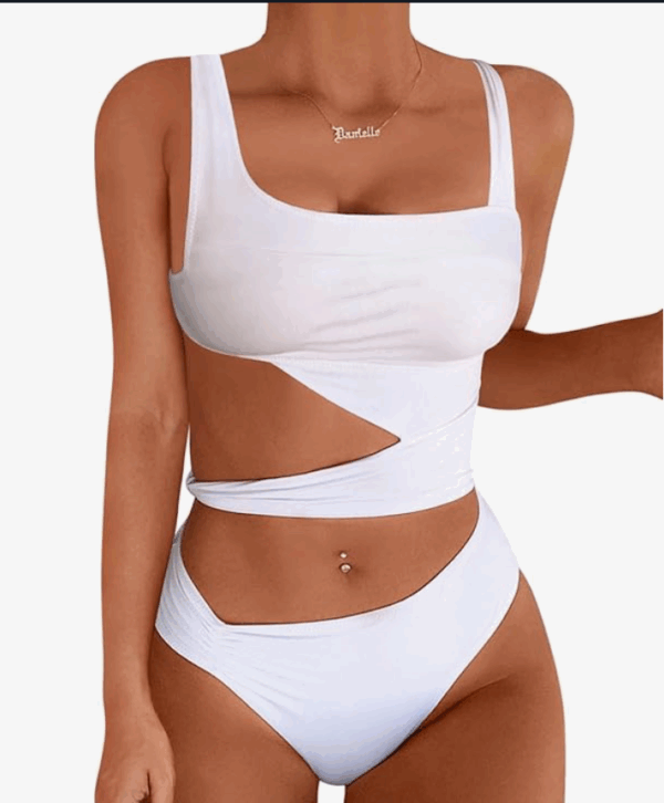Lilosy One Piece Swimsuit - Orange Not White