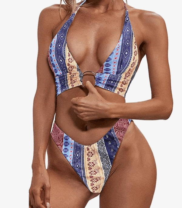 ZAFUL O Ring Halter Bikini