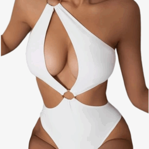 Hilinker O-Ring Cutout Halter One Piece - Not White, Cobalt Blue