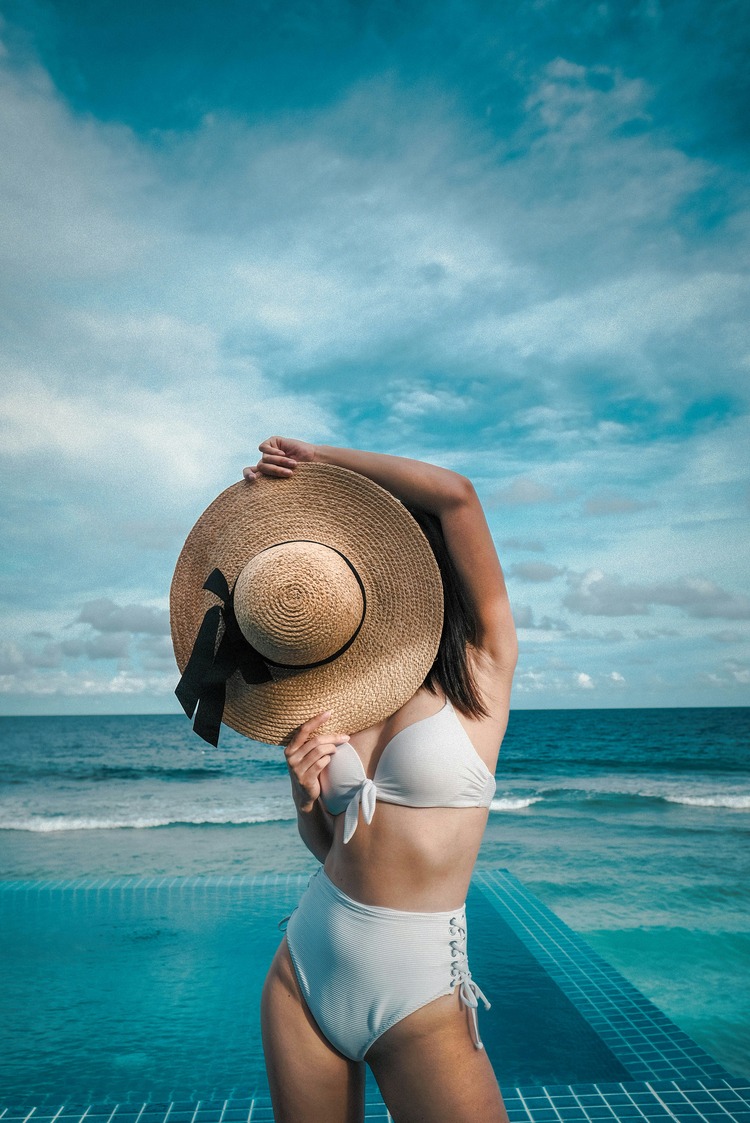 Swimwear Hot Deals Bikini Hide Behind Hat